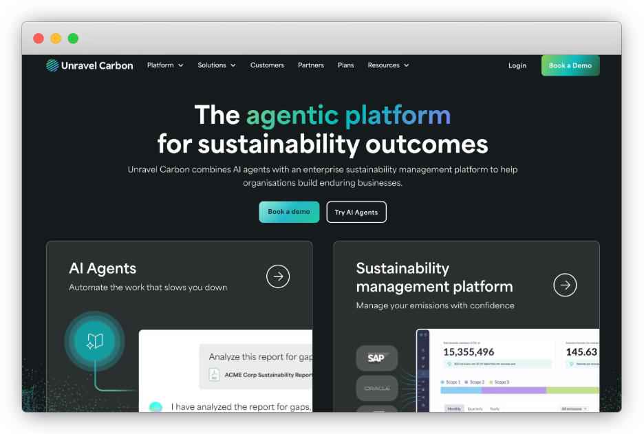 Unravel Carbon is shown as part of Green Project's assessment of top 10 carbon accounting platforms in APAC