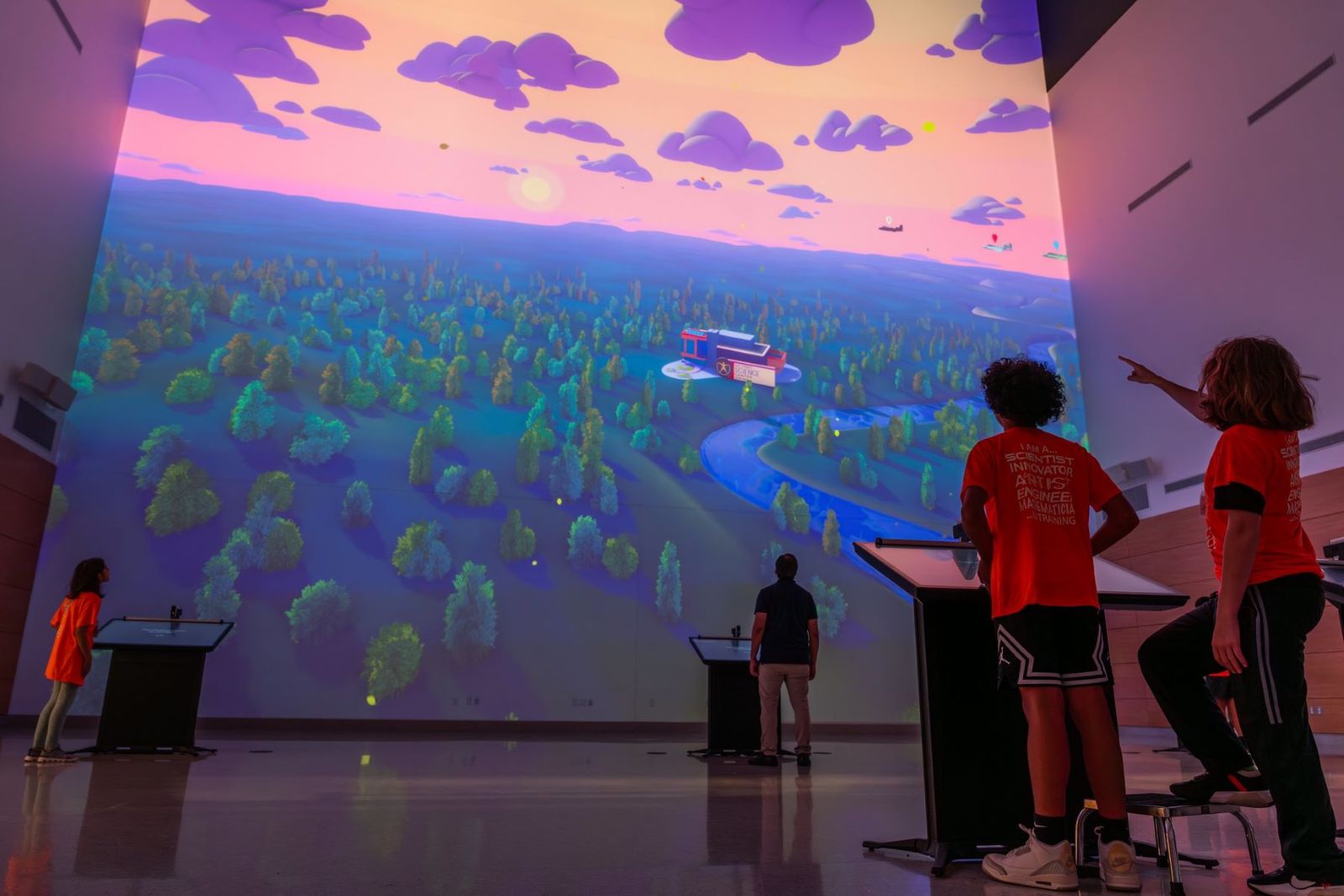 Curiosity Hall: An Immersive Projection Theater