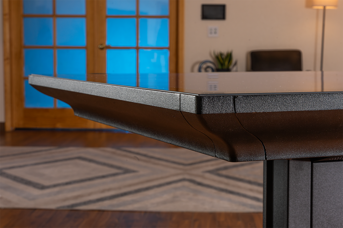 The new display profile has no visible fastners and provide sleek look.