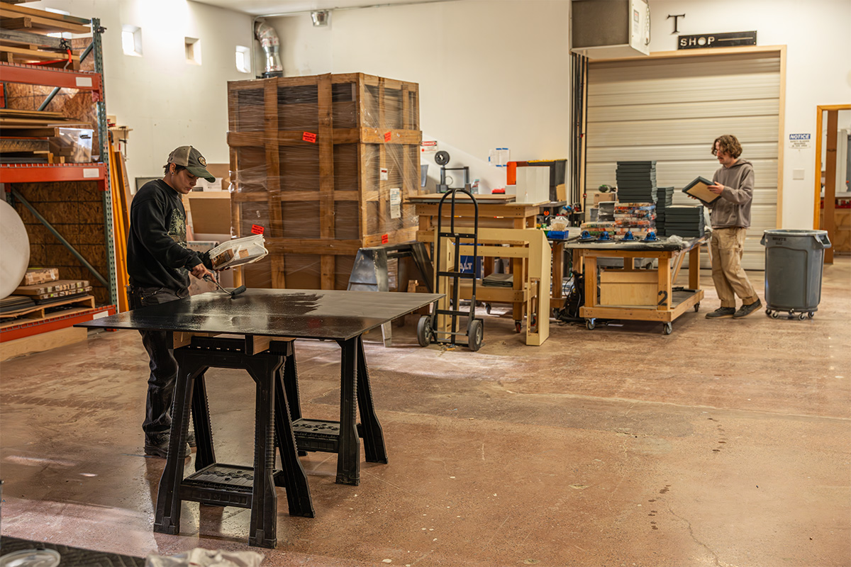 The heart of our 4290 Fabrication Studio, where exhibits and products take shape.