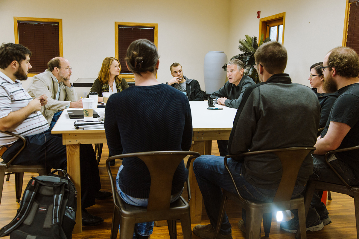 Accessibility expert Sina Bahram collaborated with Ideum staff to explore maximizing accessibility and applying inclusive design to future experiences.