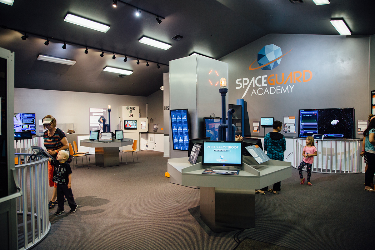Open to the public from 2016-2018, Ideum developed 5 connected interactives for the Space Flight Academy at Lowell Observatory.
