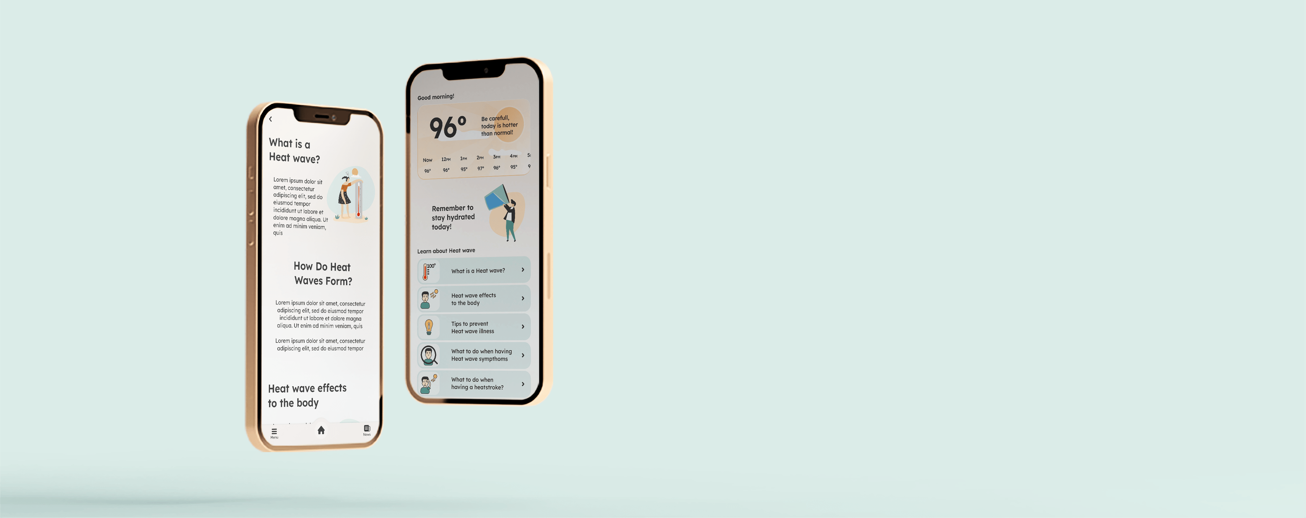 Heat Saver - Heatwave report app hero image