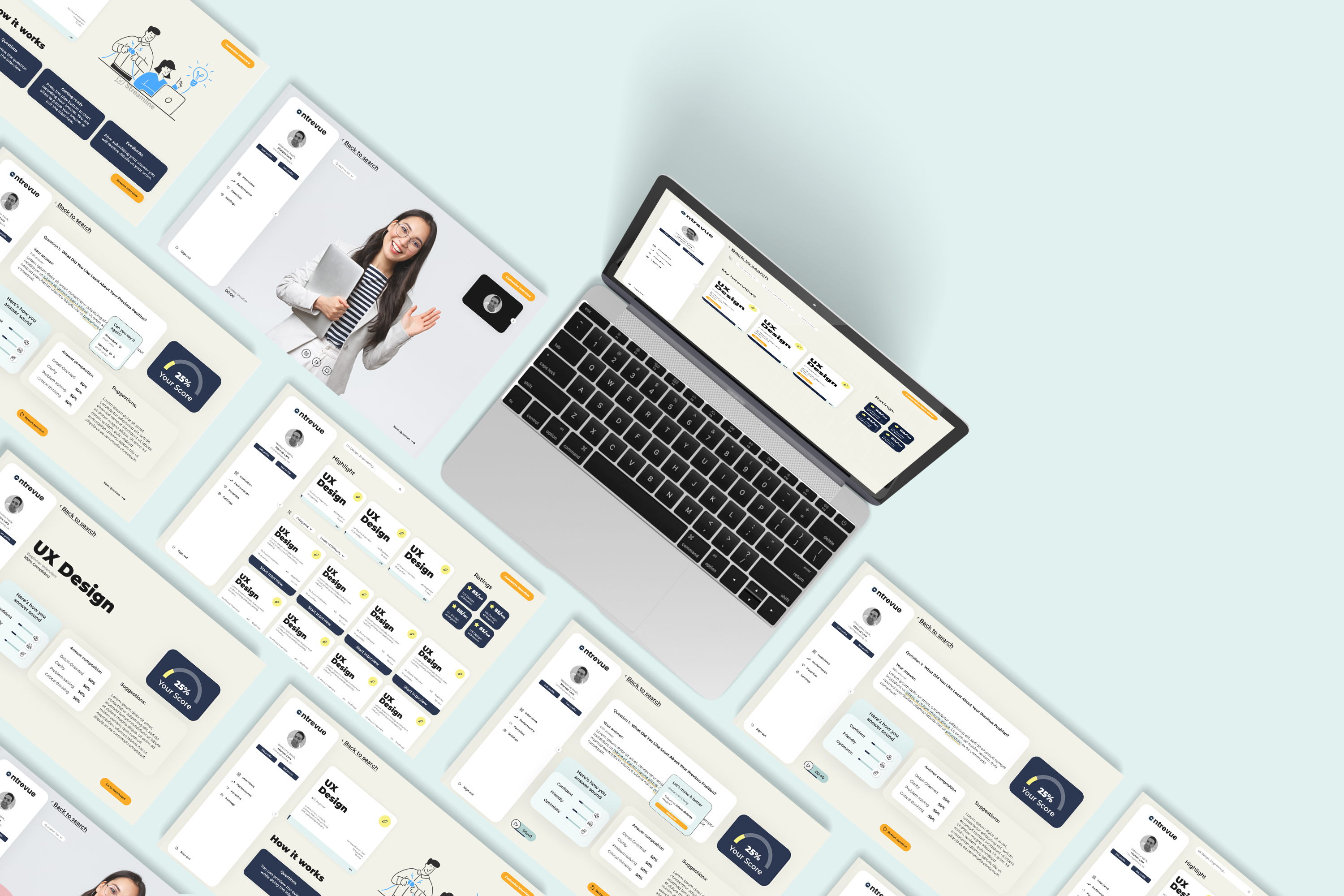 uii design screen mockup