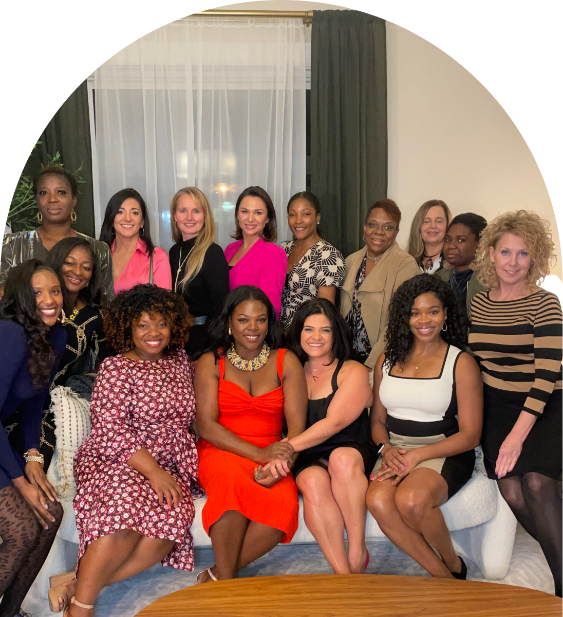 Women smiling for a picture