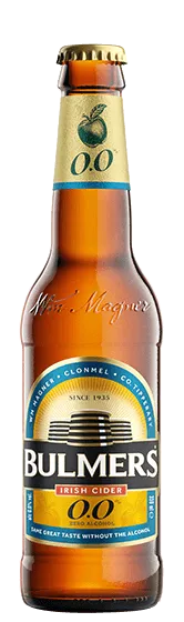 Bulmers Non-Alcoholic Irish Cider Bottle 330ml