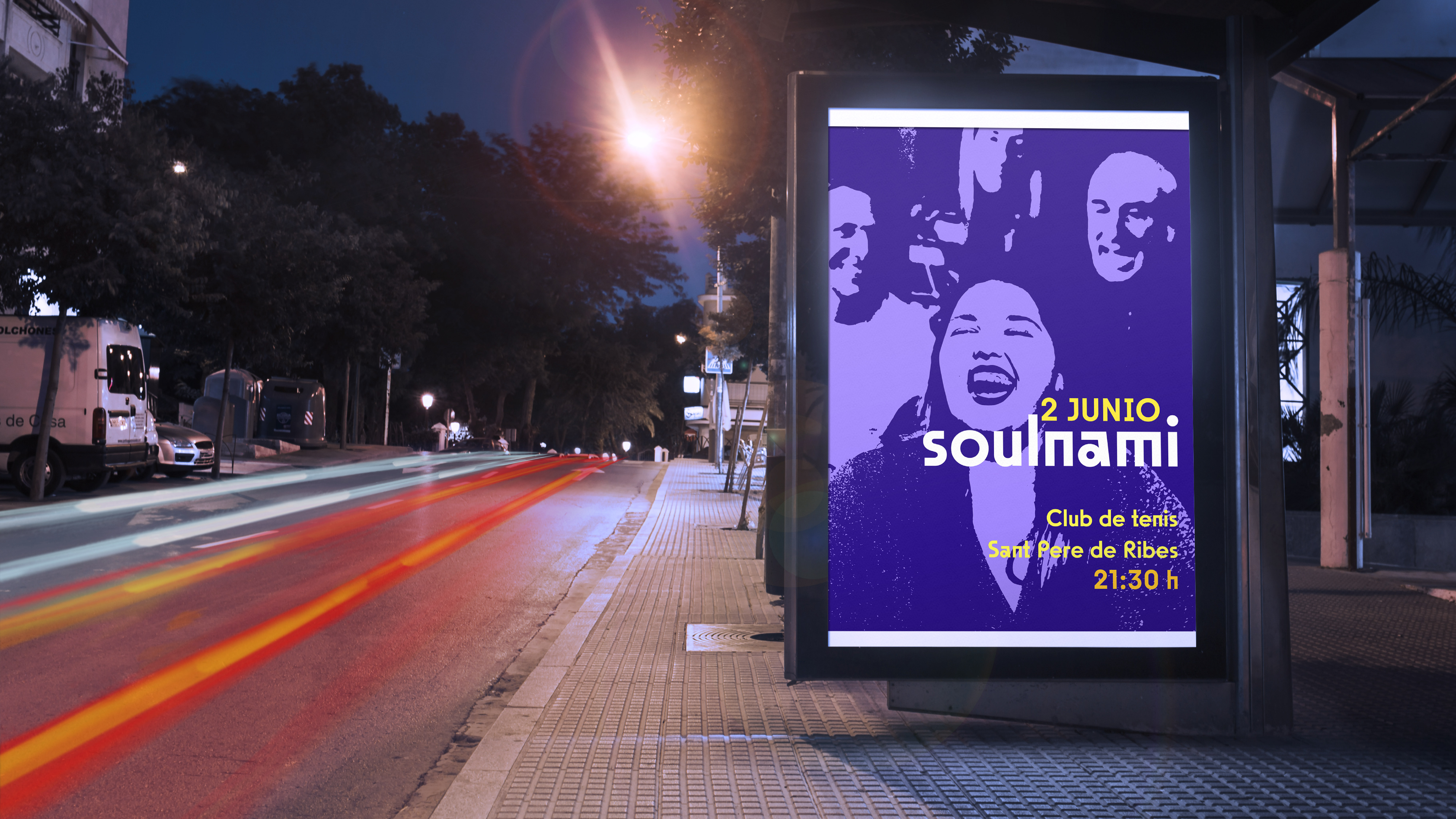 Cartel callejero de Soulnami