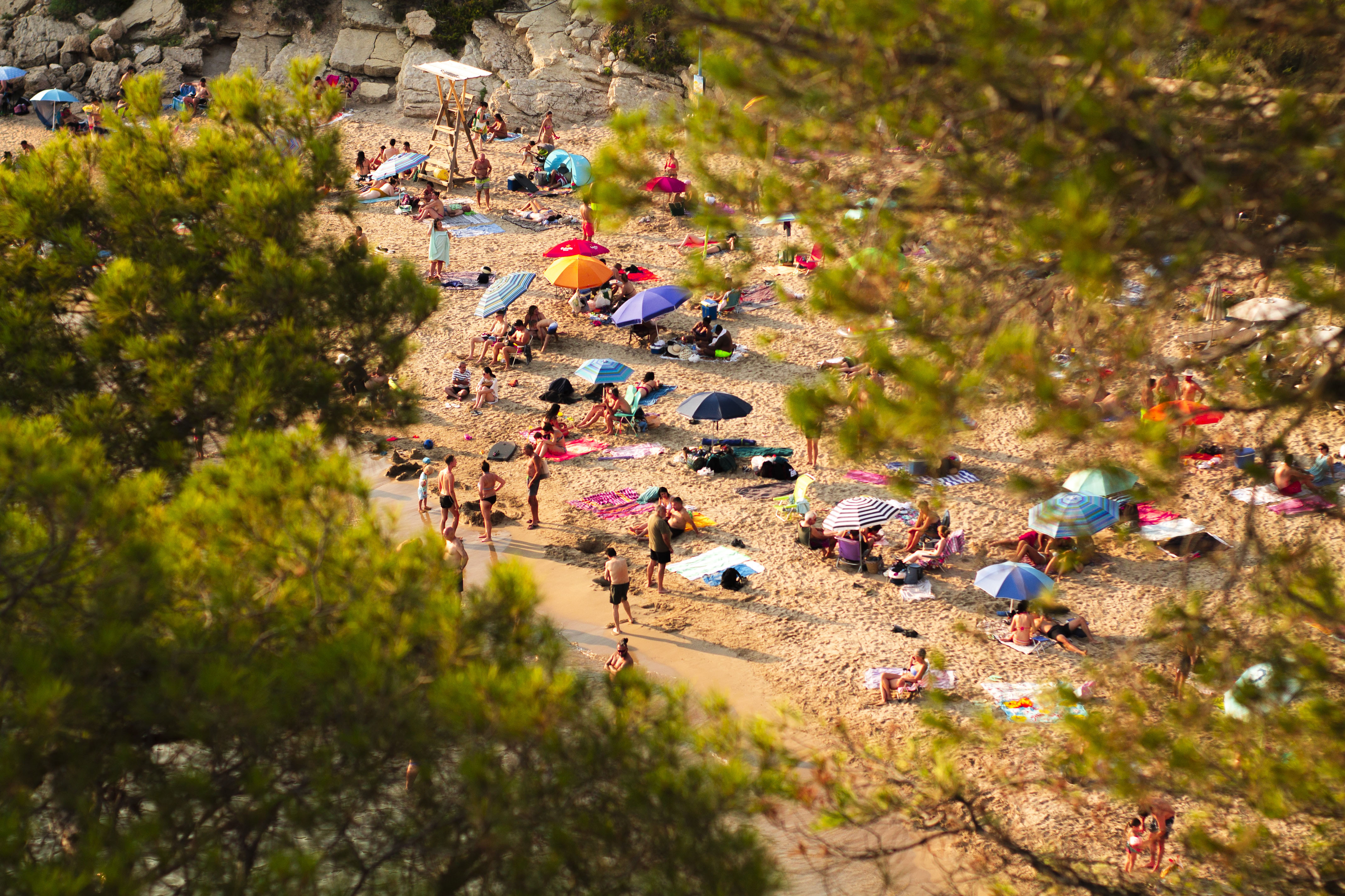 Fotografía de una playa de Salou