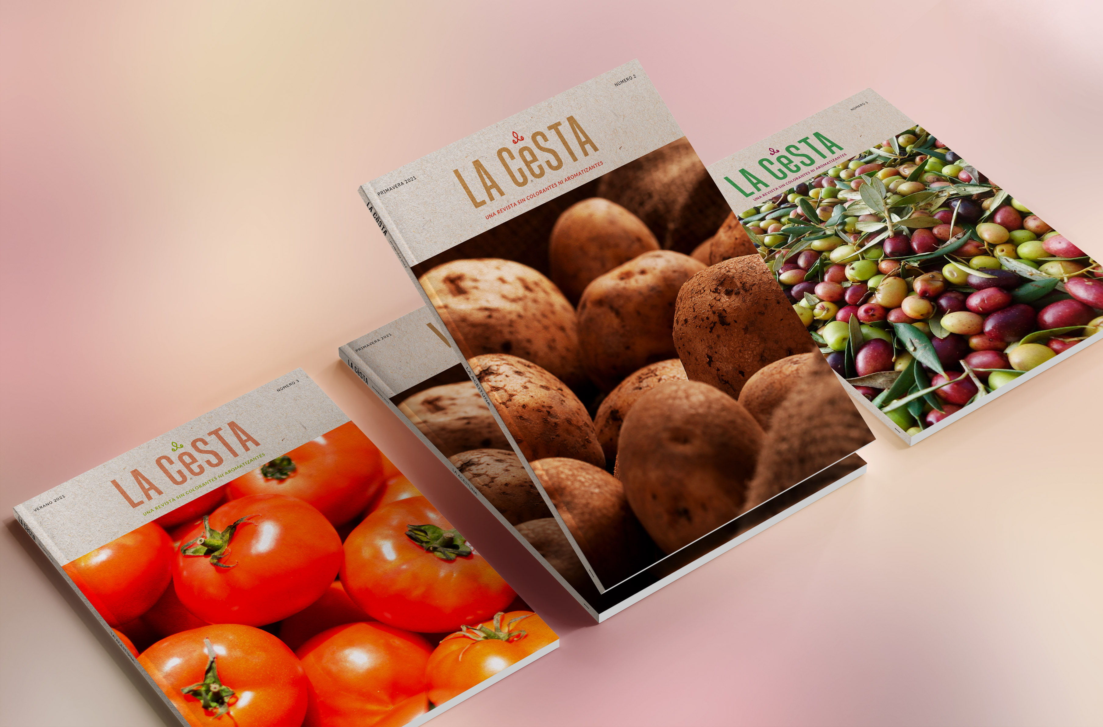 Tres números de la revista La Cesta