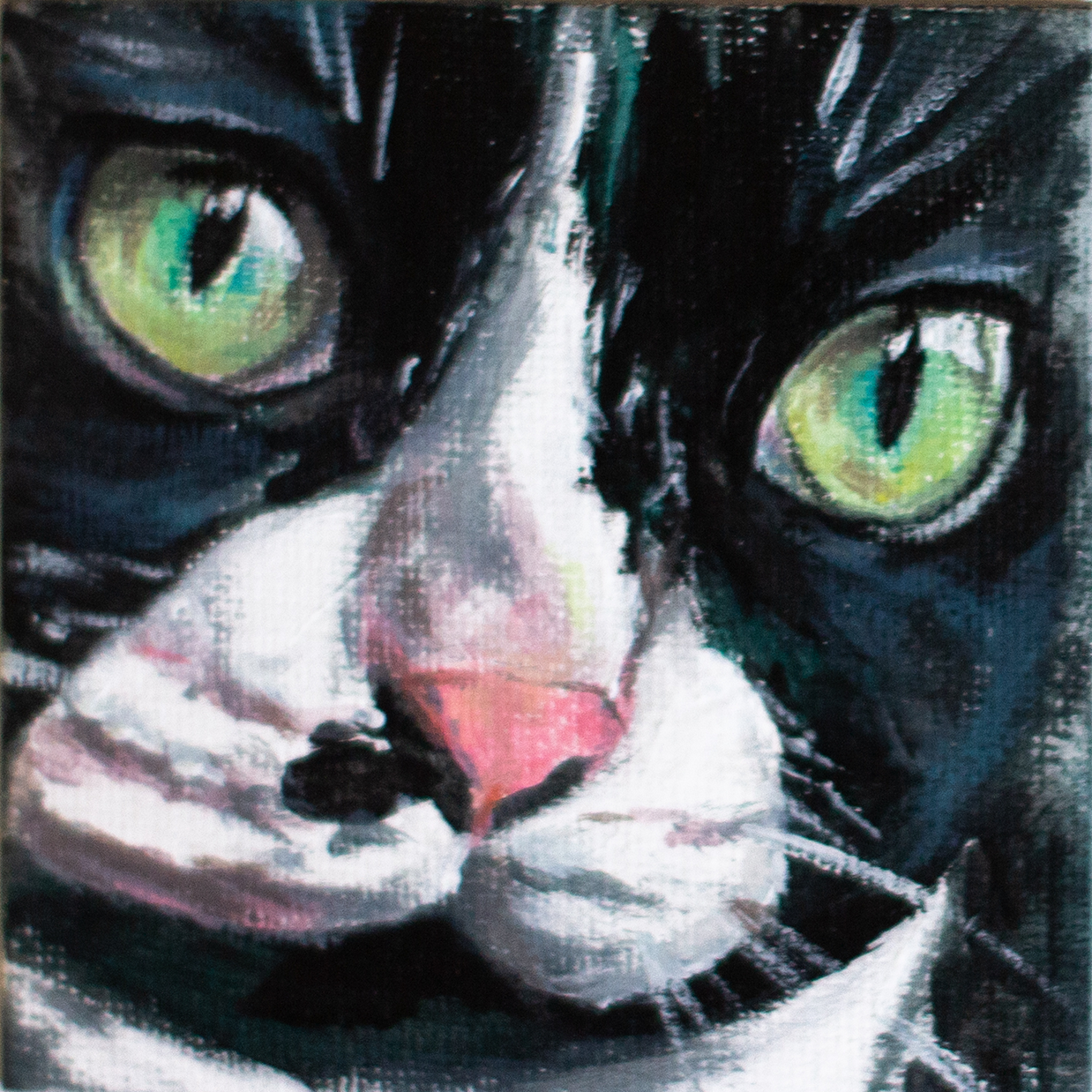 Pintura de un gato por Afuentesal