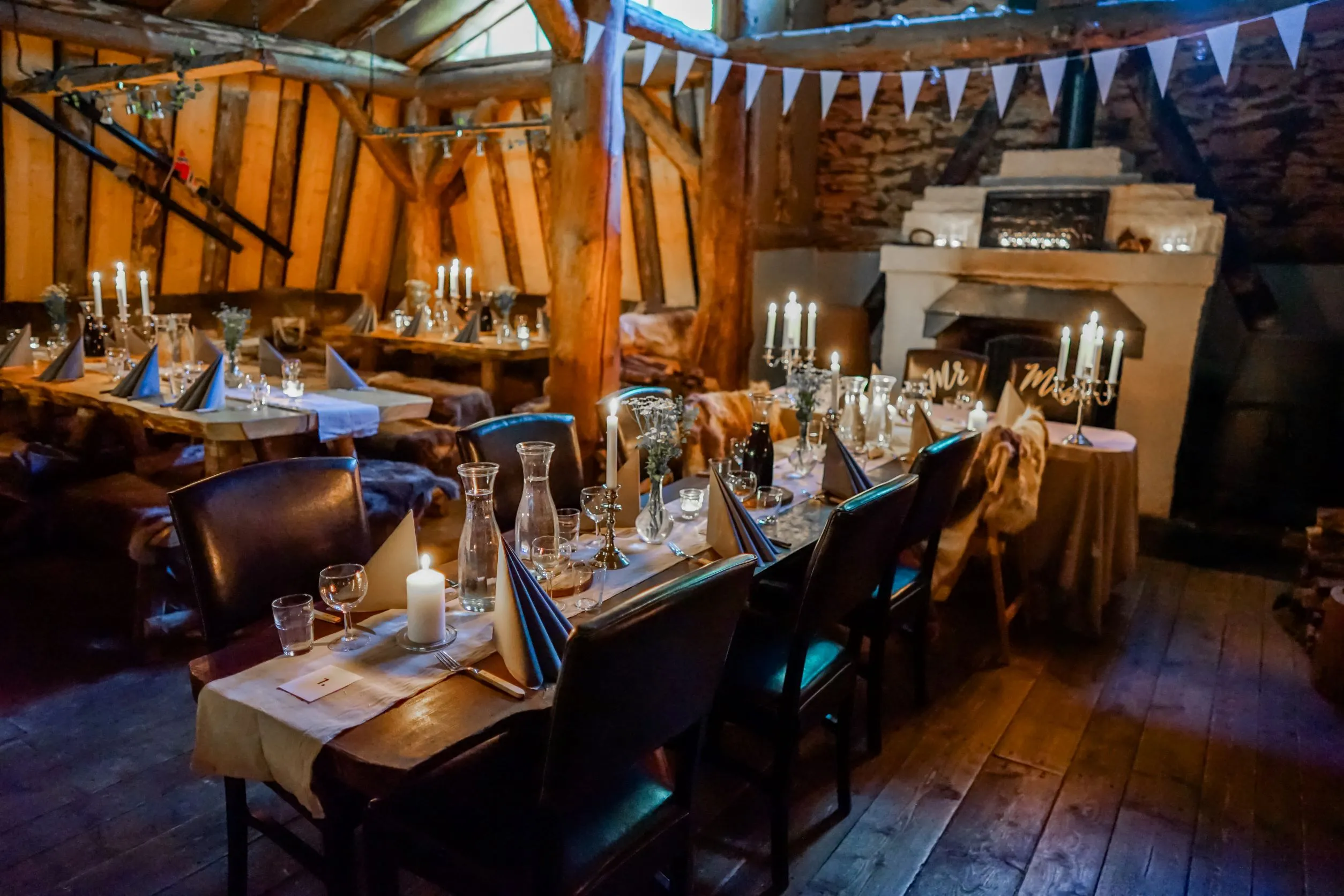 Bordoppsett til julebord firmafest