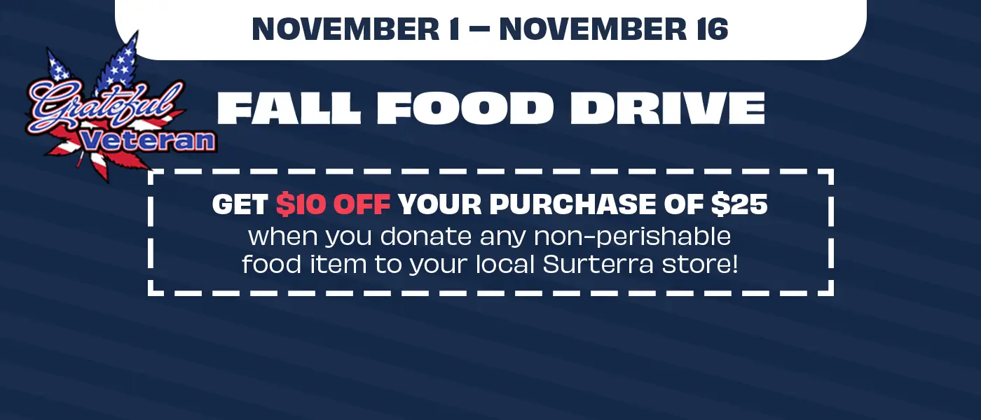 The Grateful Veteran Fall Food Dve