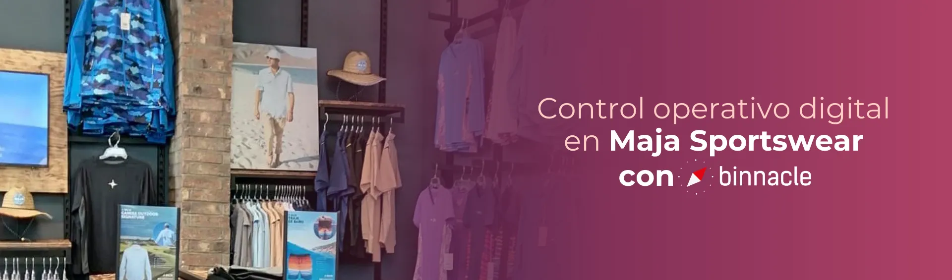 Control de gestión operativa digital en Maja Sportswear con Binnacle