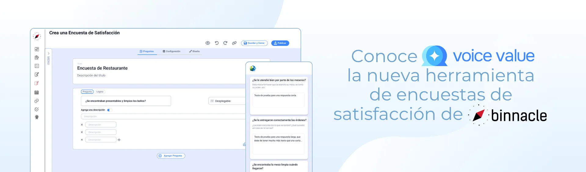Conoce Voice Value, la nueva herramienta de encuestas de satisfacción de Binnacle