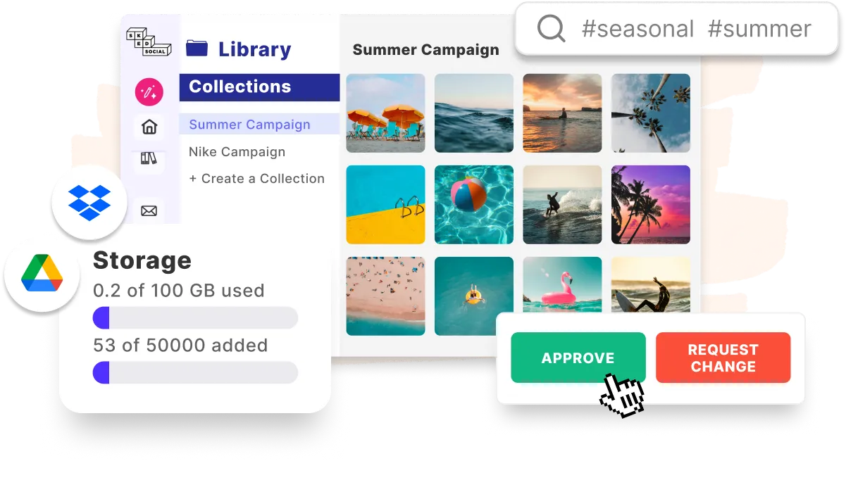 Manage your media asset library from one central place.