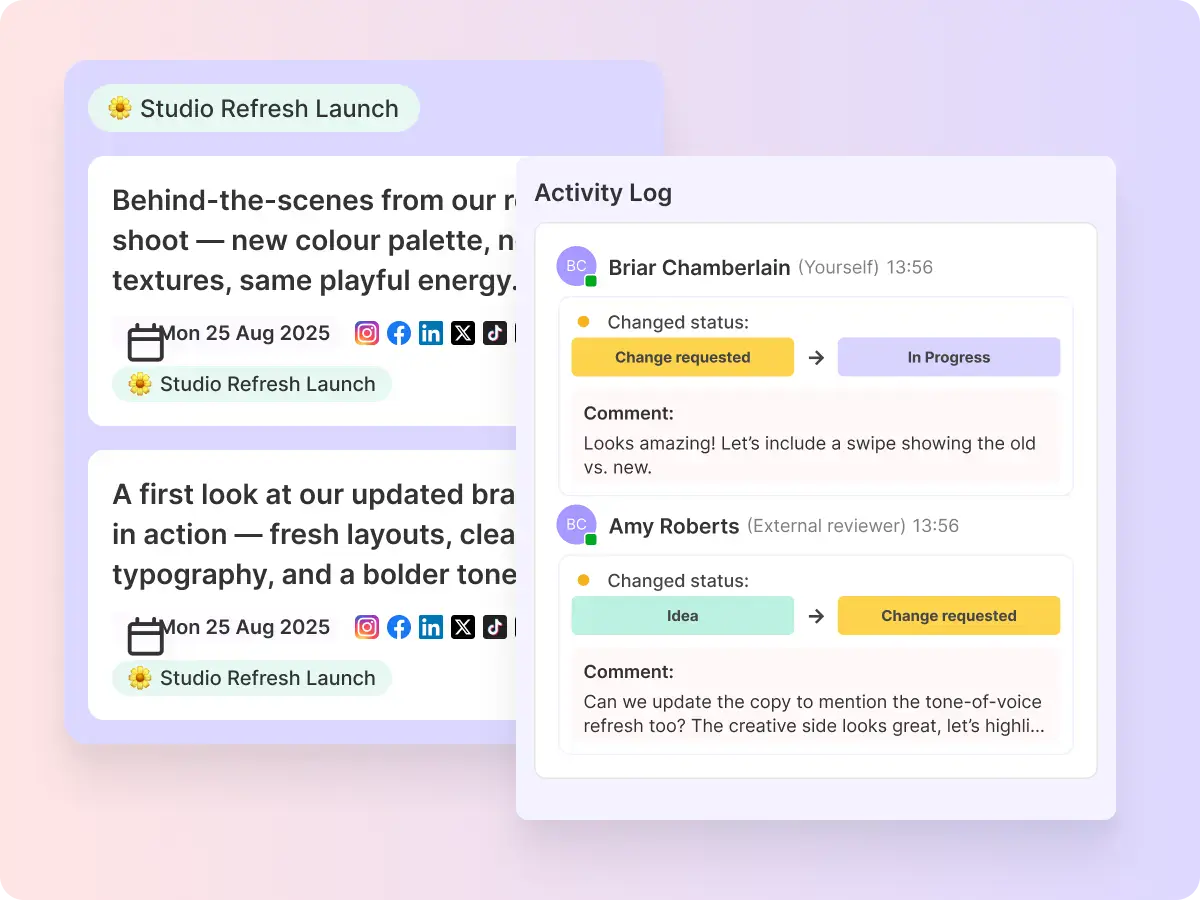 Generate and share instant reports with Sked Social