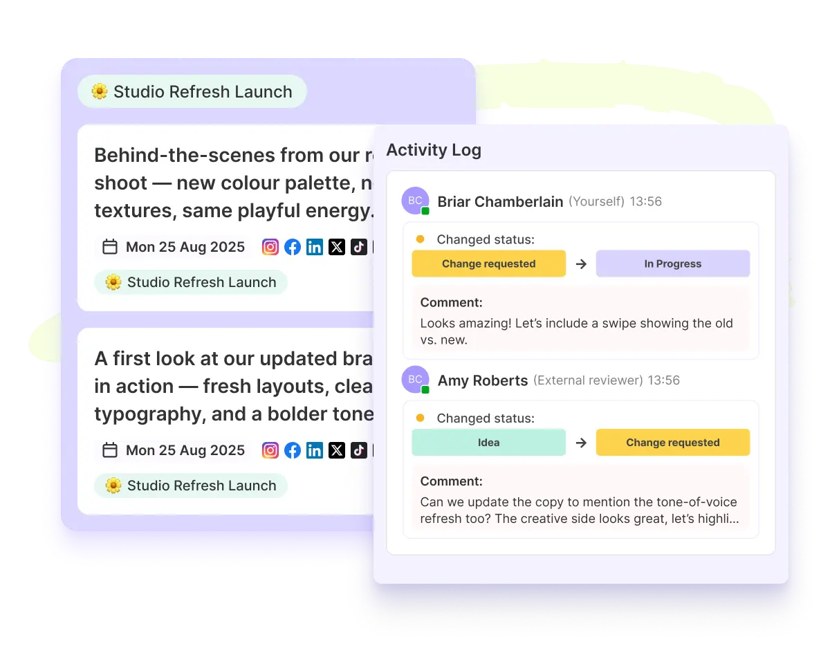 Generate and share instant reports with Sked Social