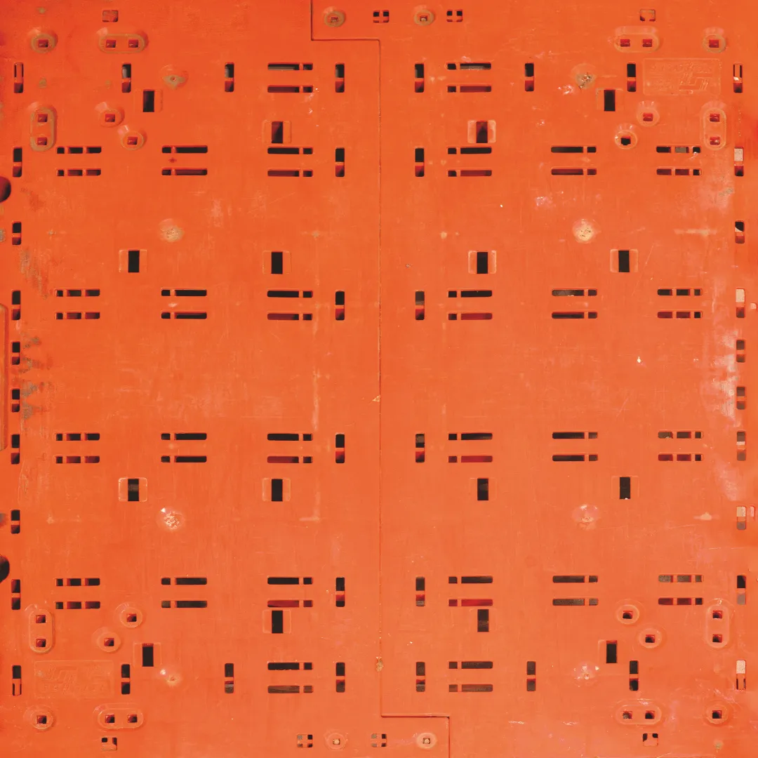 Artwork of pivot rotations [VIERNULVIERRECORDS013] by dudal & de Roover on VIERNULVIER Records.