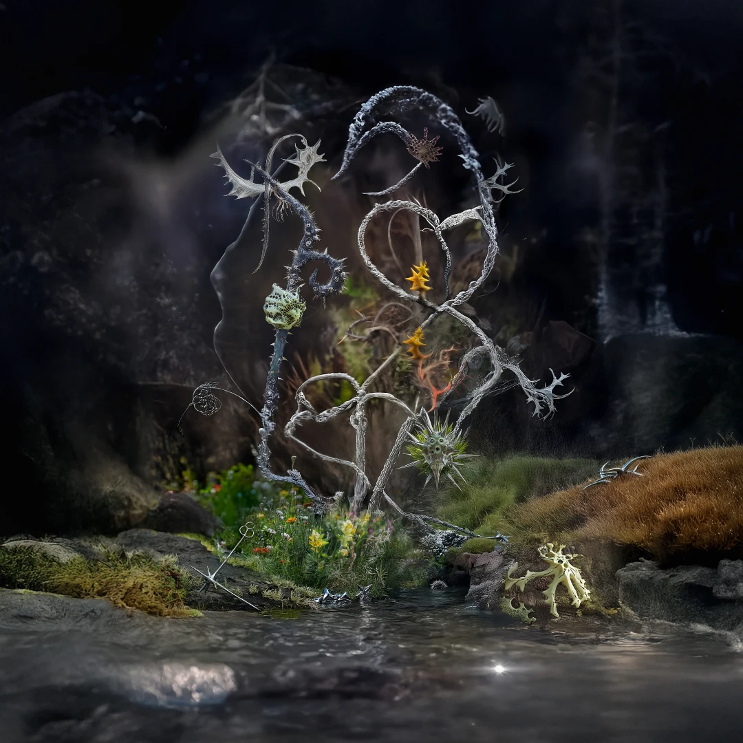 Artwork of Medicinal Properties [GP02] by Maude Vôs on Gravity Pleasure.