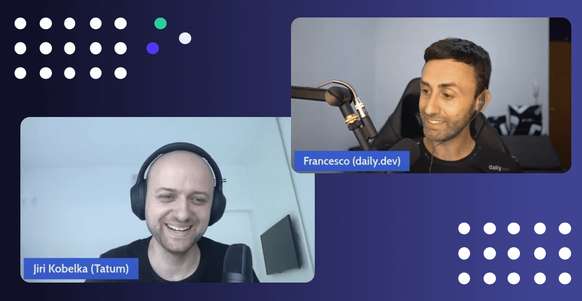 In this interview Jiri Kobelka, CEO of Tatum, discusses the state of blockchain and provides practical, actionable advice to devel