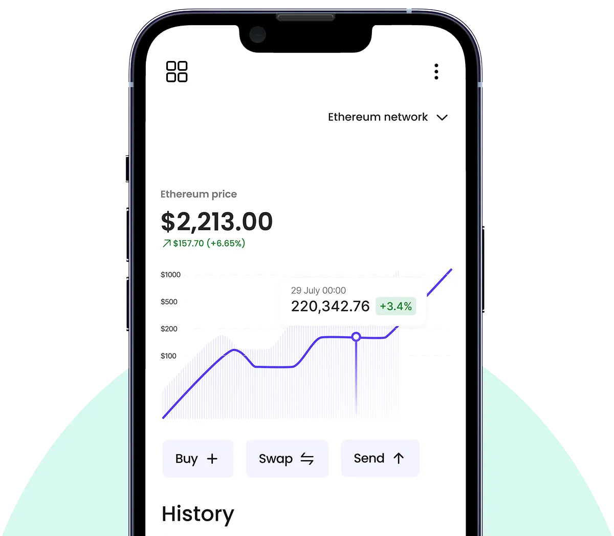 Web3 blockchain application example