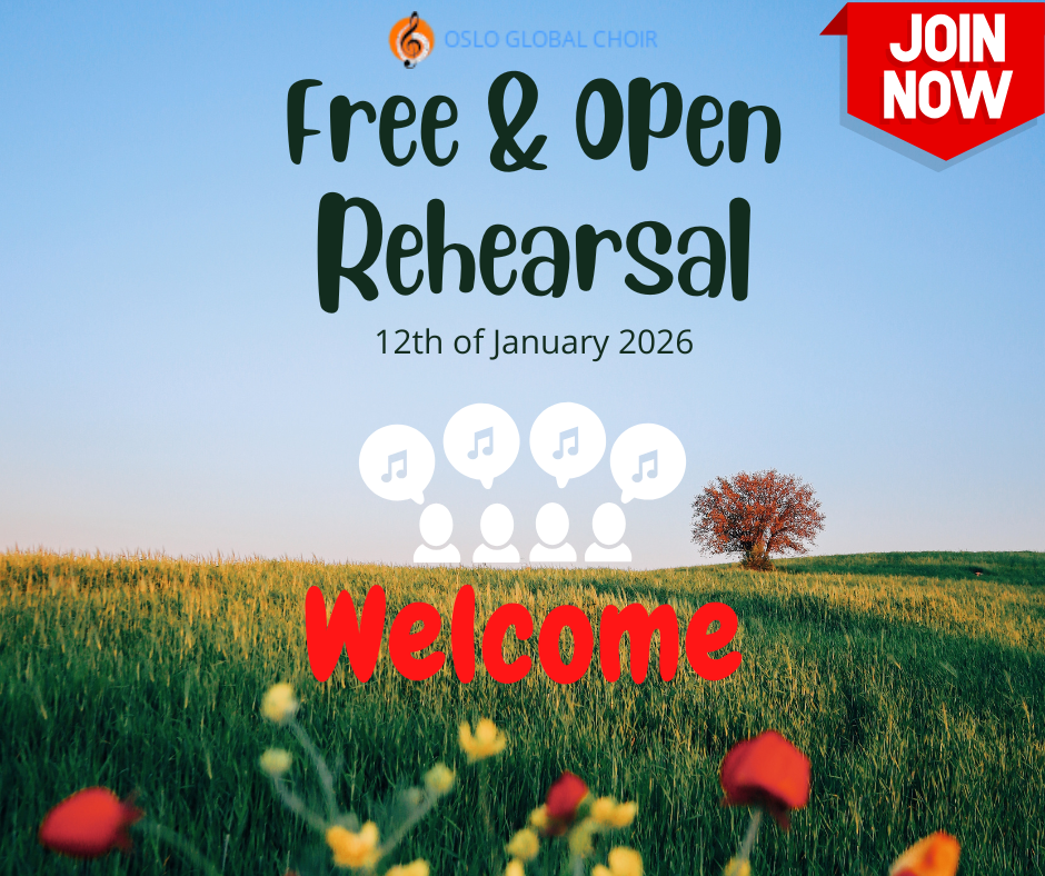 Free & Open Rehearsal - Welcome - Join Us Now!!