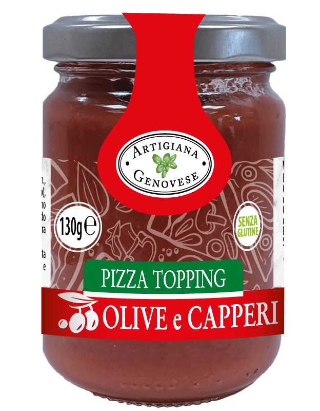 Pizza topping olive e capperi