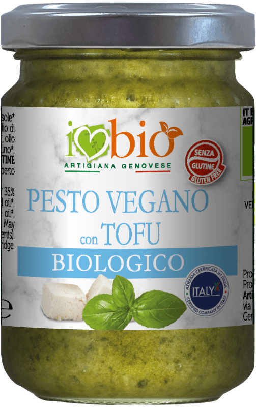 pesto vegano con tofu