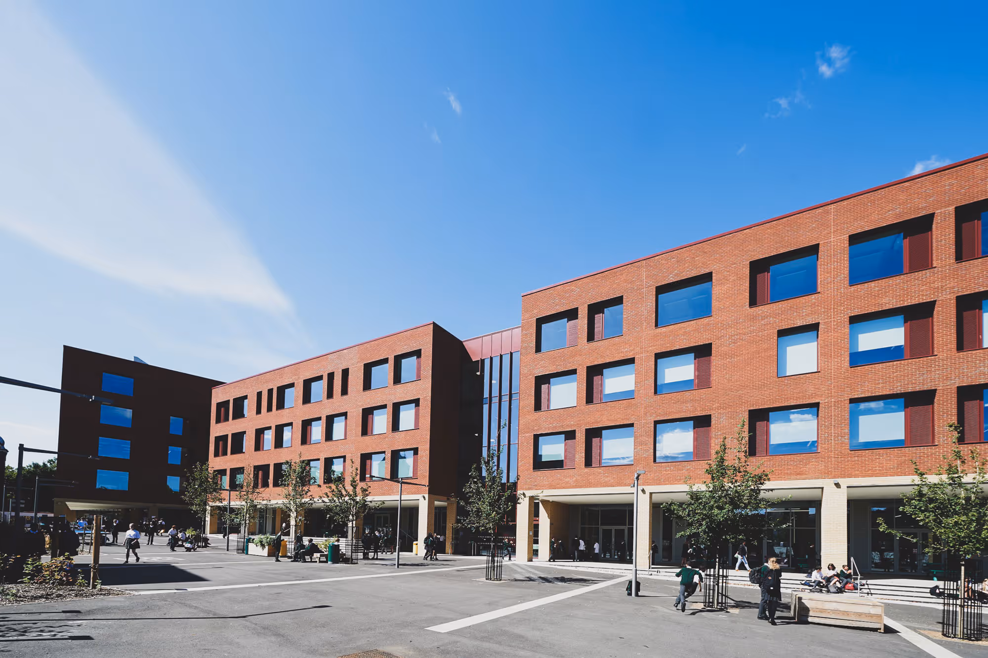 Exterior photo of the main building at The Charter School East Dulwich