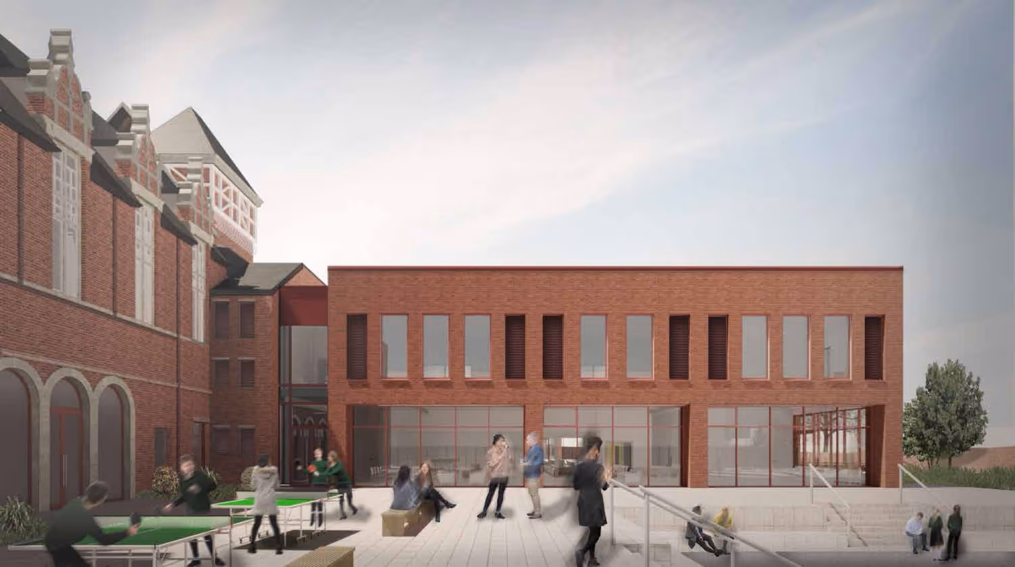 Exterior photo of the main building at The Charter School East Dulwich