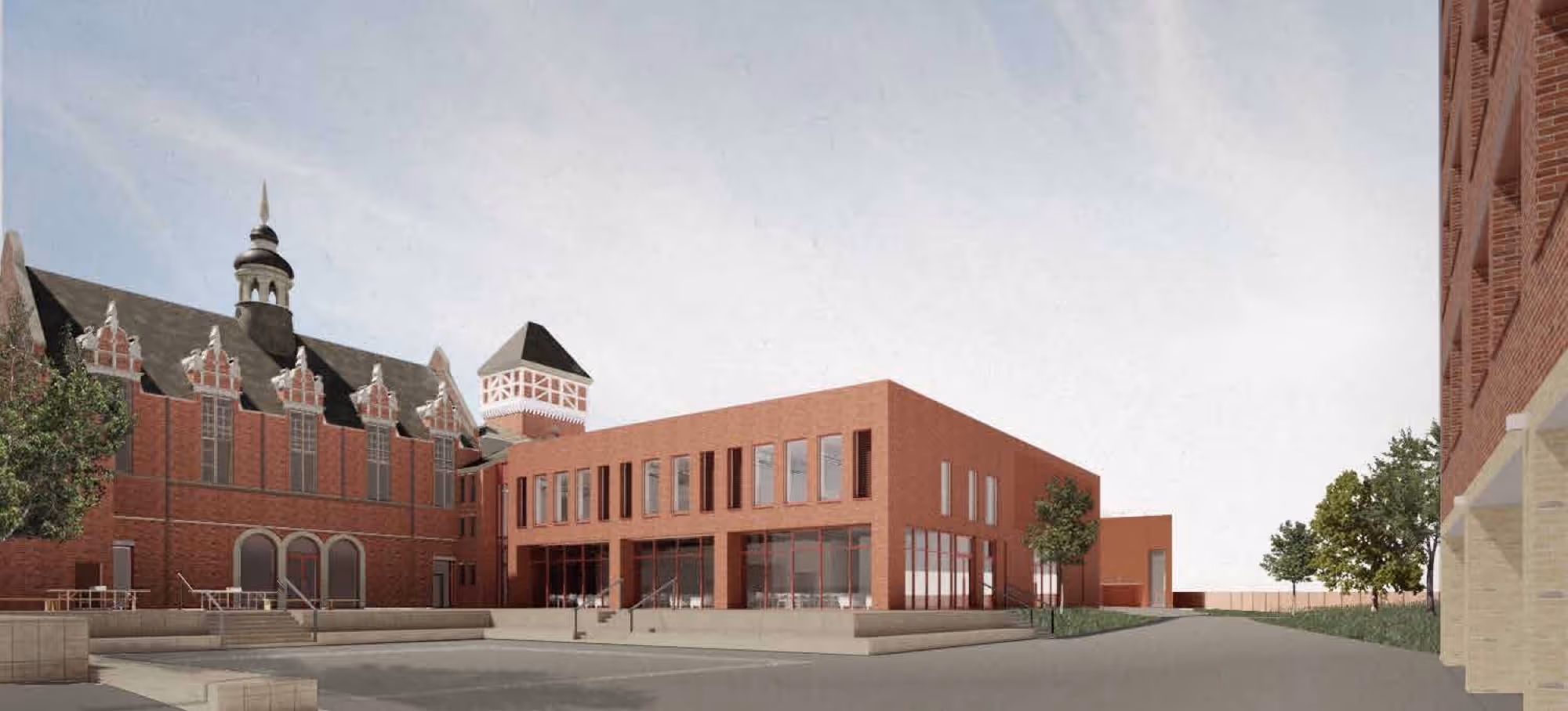 Exterior photo of the main building at The Charter School East Dulwich