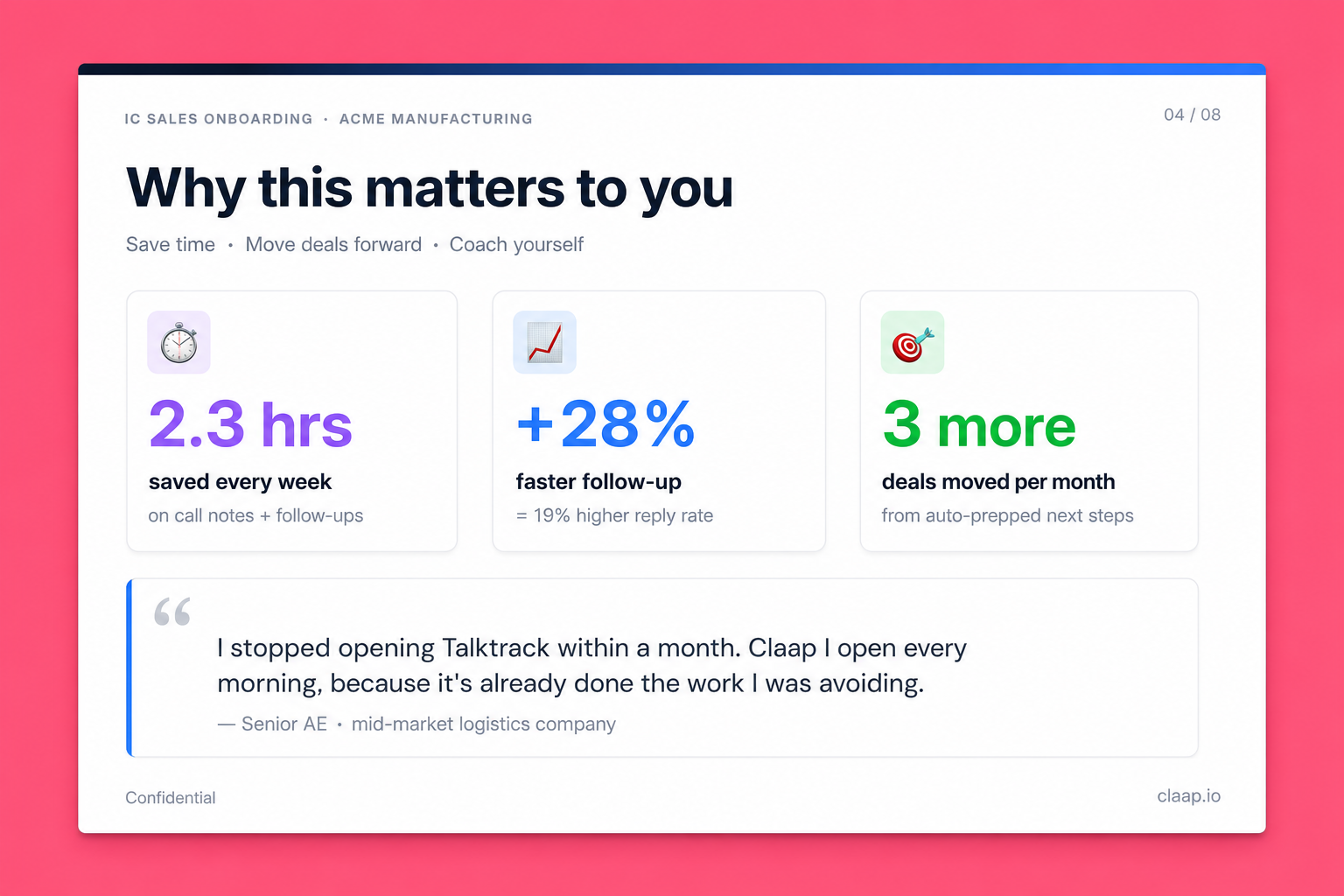 Customer Onboarding Deck Builder — example output