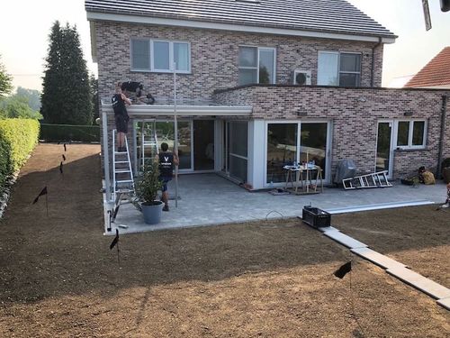 Pergola overkapping woning