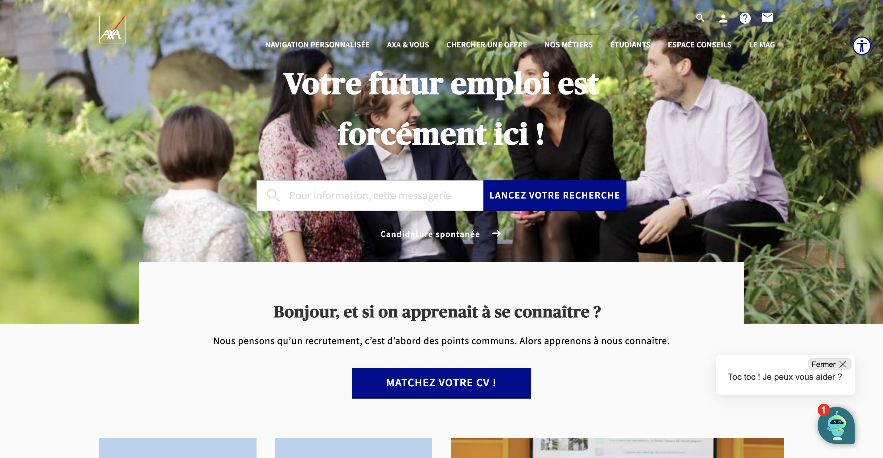 Site carrière de Axa - Les meilleurs sites carrières Wink