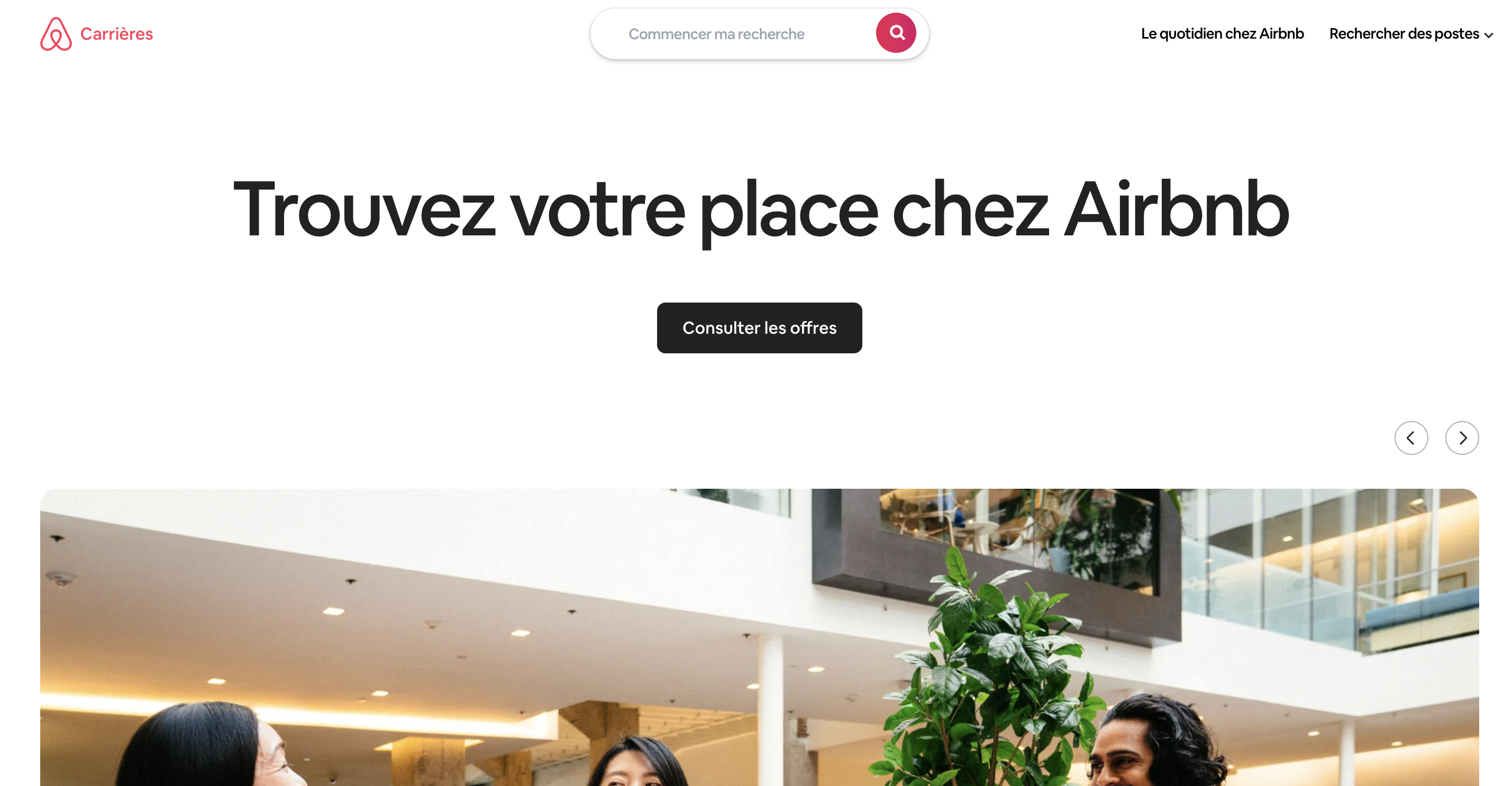 Site carrière de Airbnb - Les meilleurs sites carrières Wink