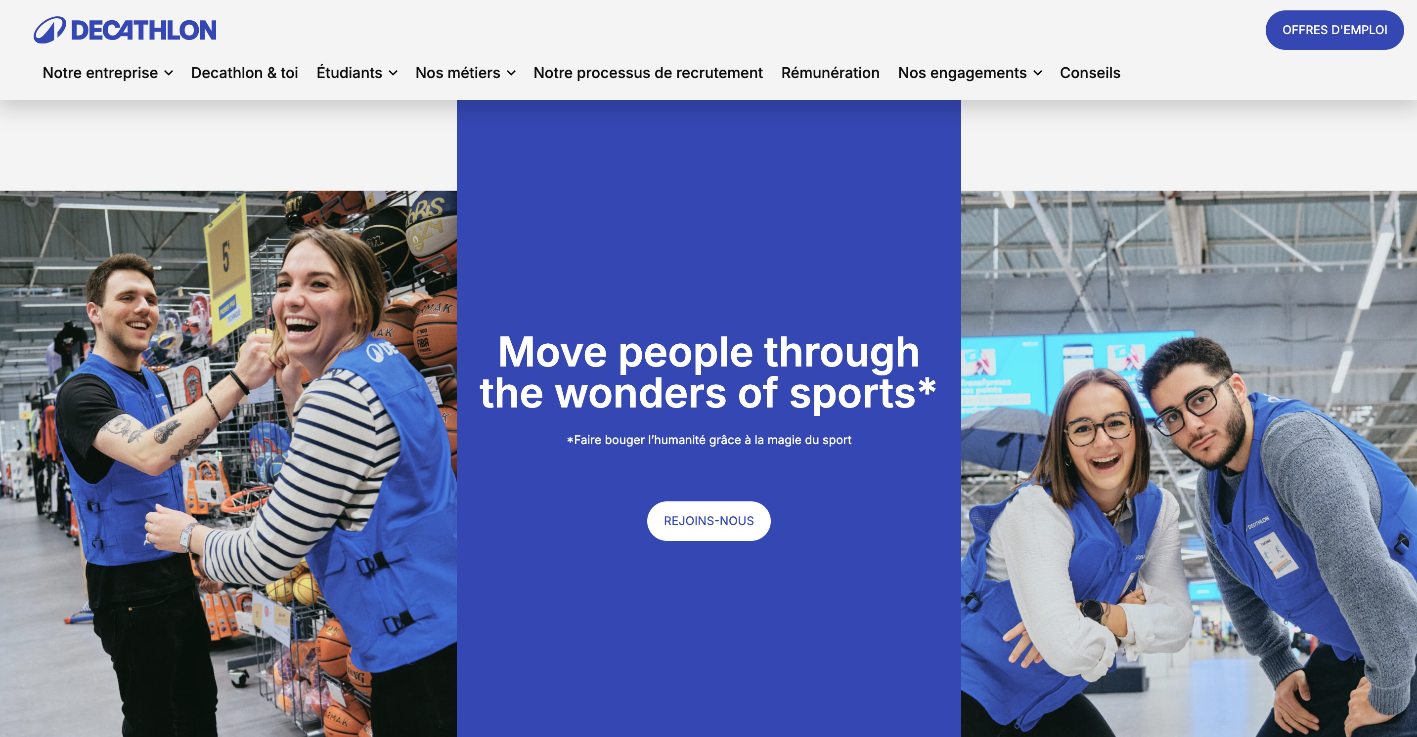Site carrière de Decathlon - Les meilleurs sites carrières Wink
