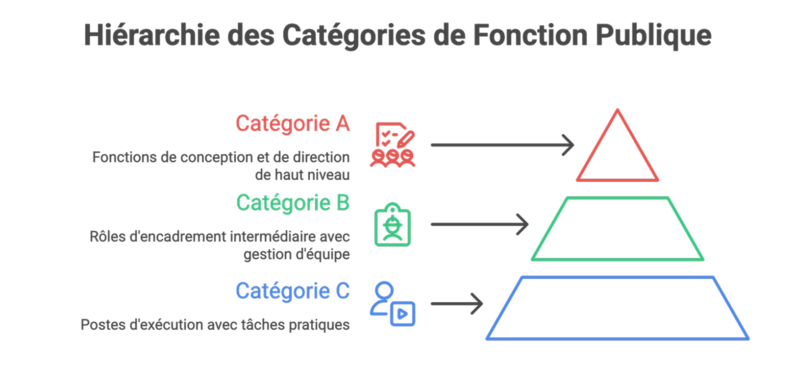 Fonction publique : qu'est-ce que les catégories A, B, C ? - Wink