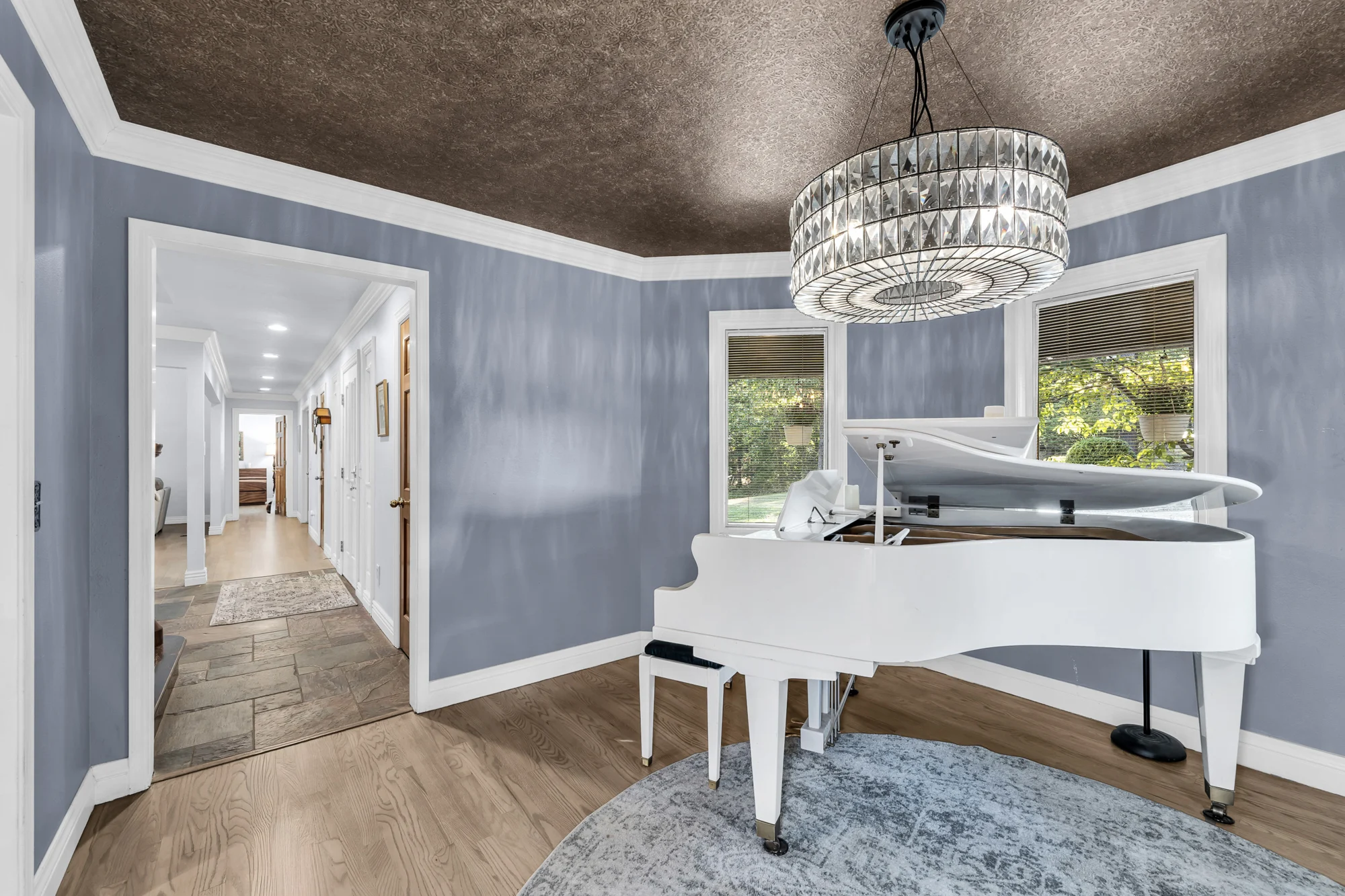 Interiors · Piano room