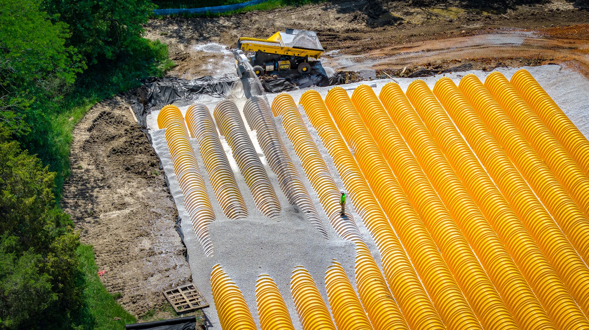 Site infrastructure installation at John L Colbert Middle School