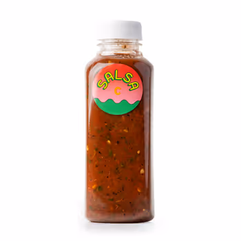 Bottle of salsa