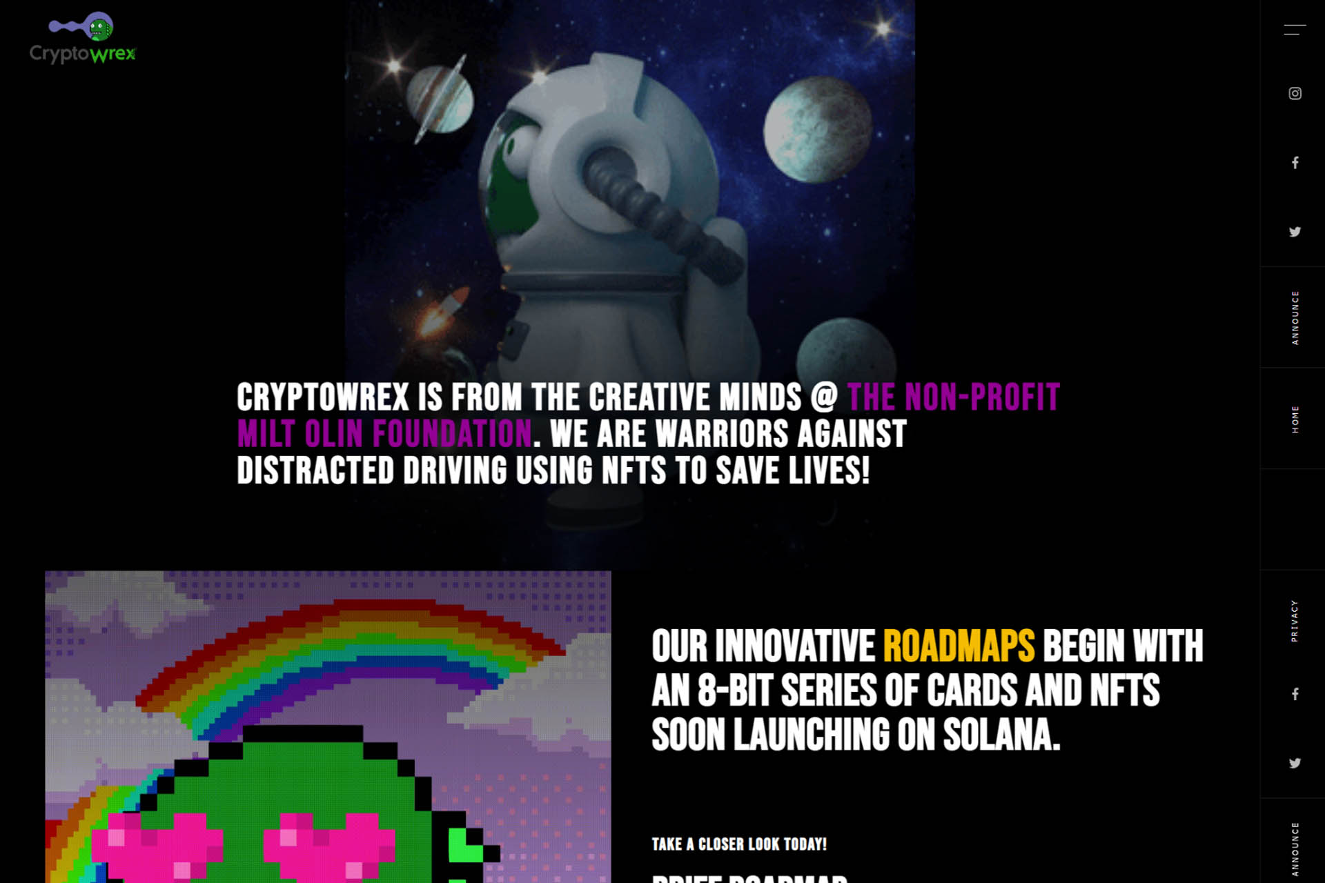 Cryptowrex Landing Page