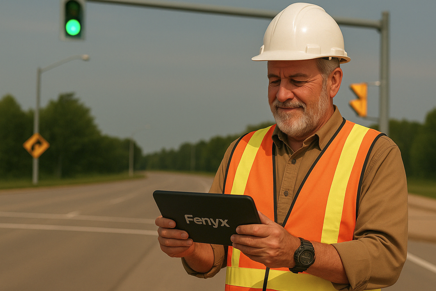 Fenyx field technician promotional image from the Fenyx product page