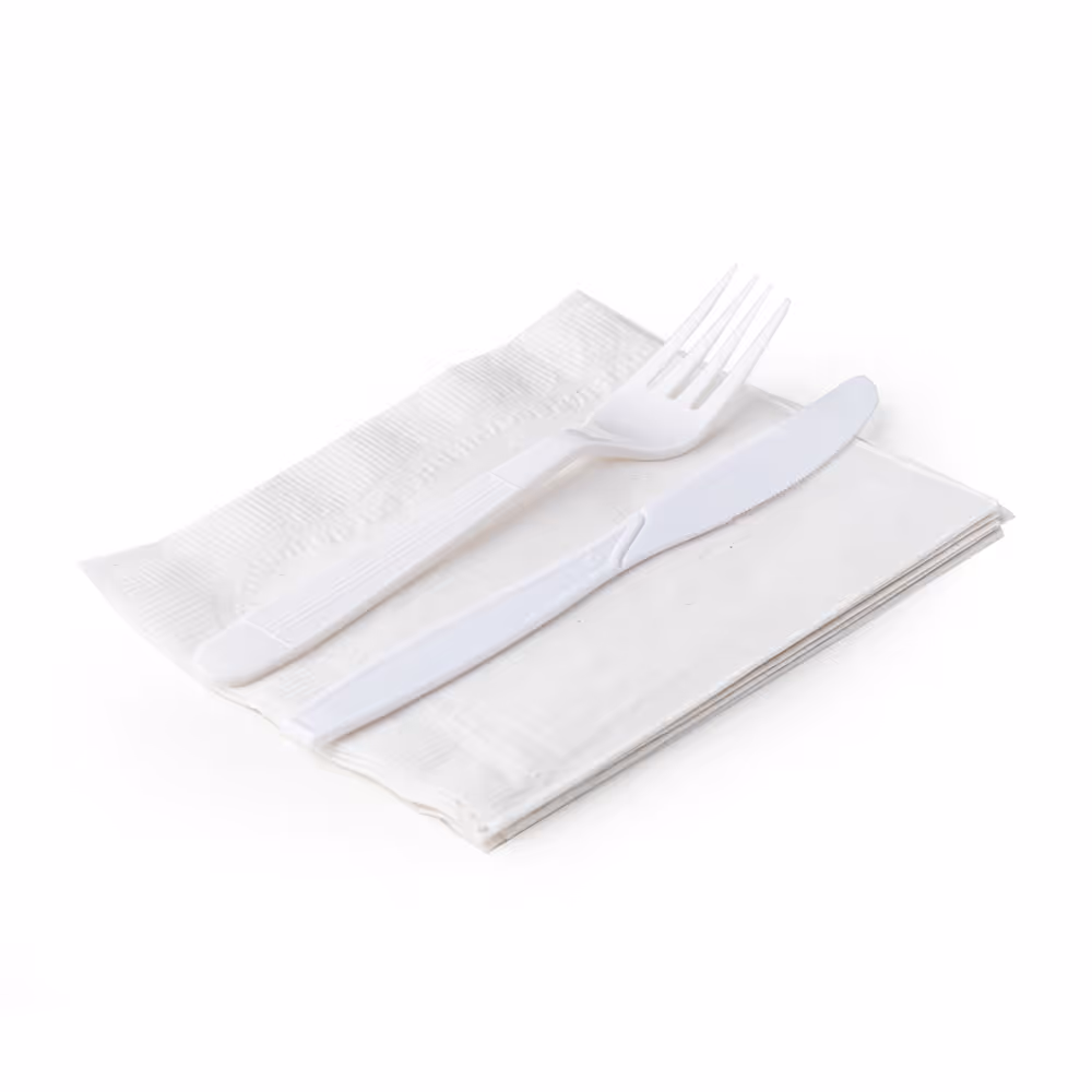Plastic Utensils and Napkins