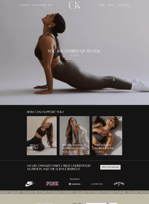 More Than Movement Homepage