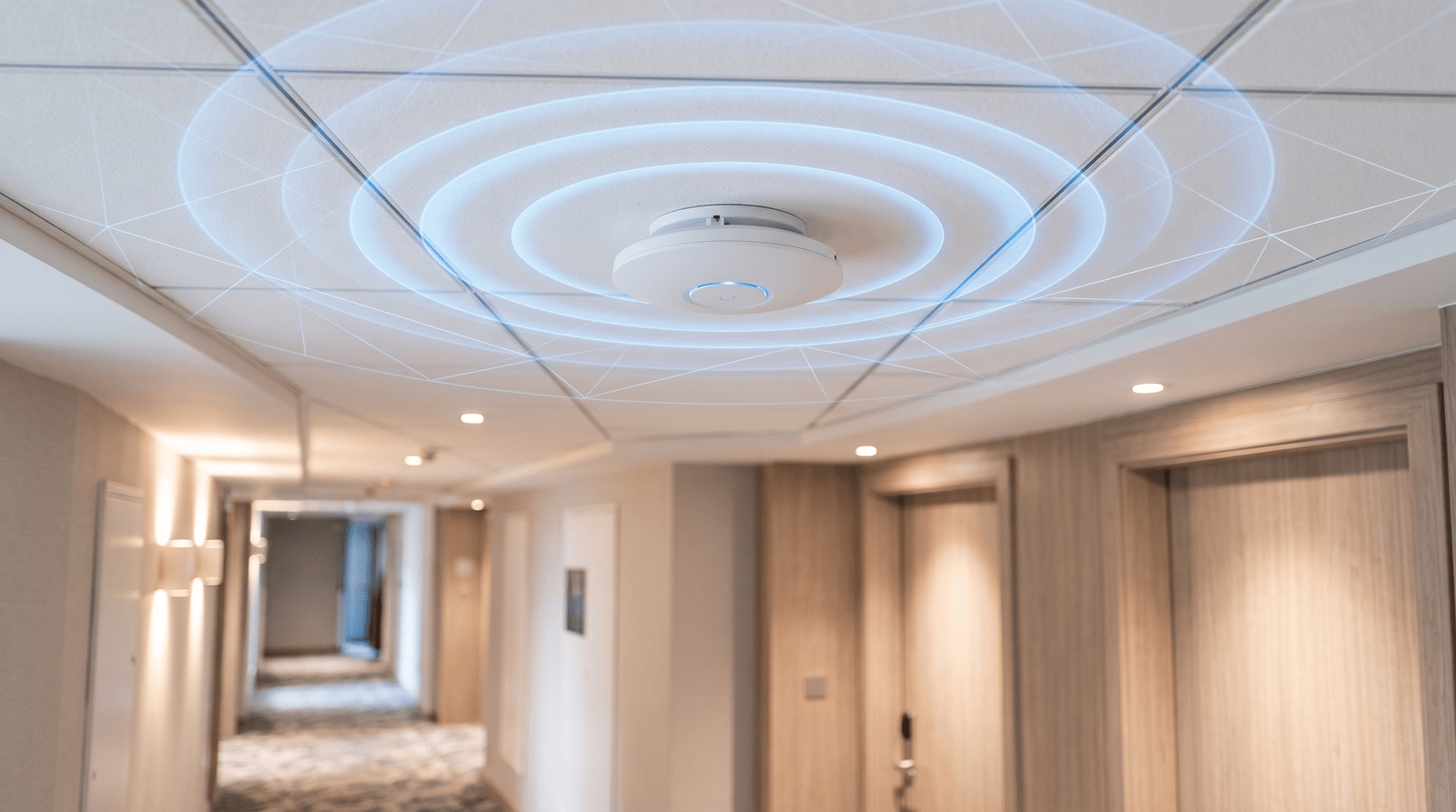 Access points decide coverage and capacity, the first layer of any hotel WiFi solution.