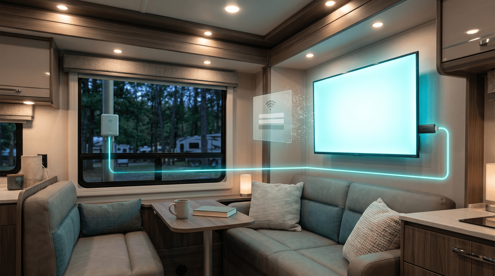 RV park WiFi can let smart TVs and streaming sticks connect without opening a login page.