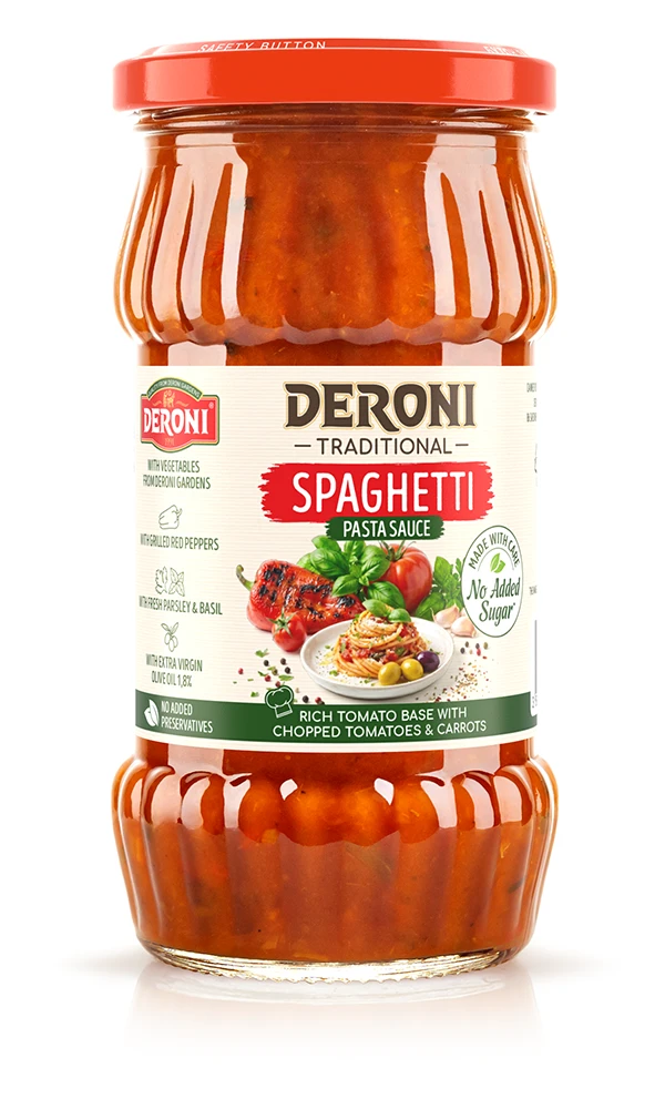 Deroni Traditional Spaghetti Pasta Sauce