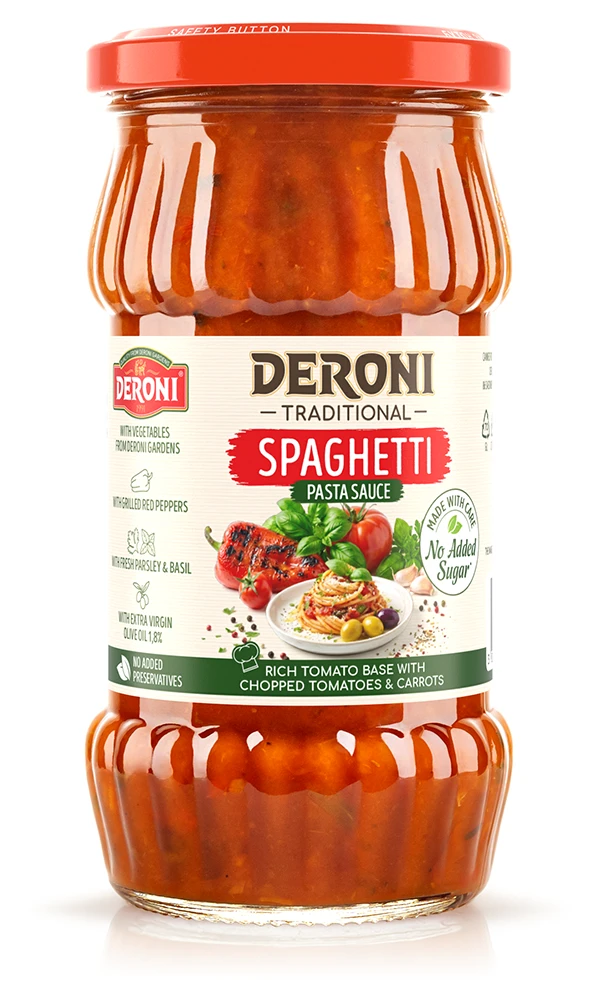 Deroni Traditional Spaghetti Pasta Sauce
