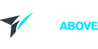WebAbove logo with stylized number 4 and blue text on white background.