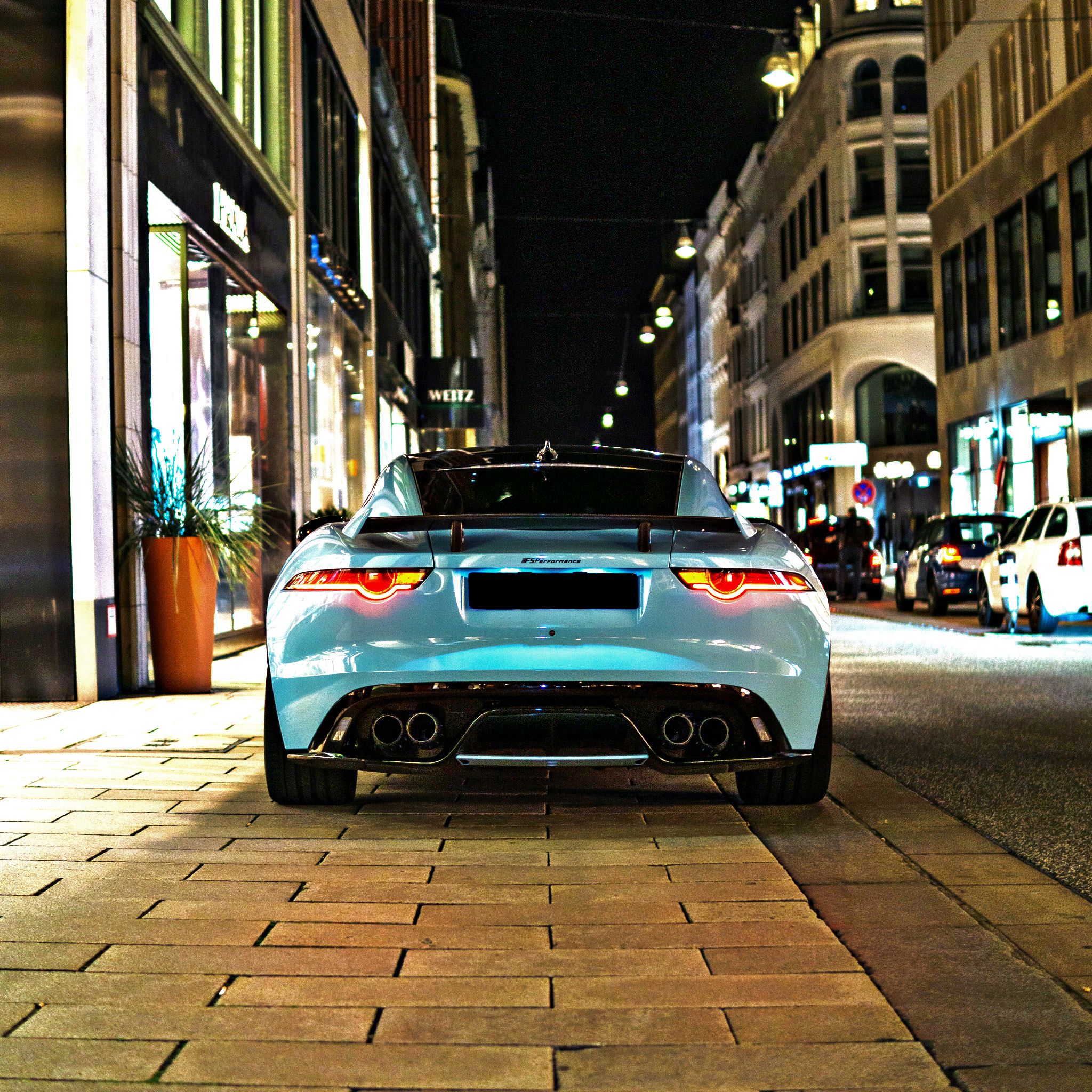 Jaguar F-Type in der Stadt — FS Performance Tuning Hamburg